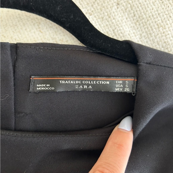 Zara Black Short sleeve Boxy Romper Size Small - Picture 5 of 7